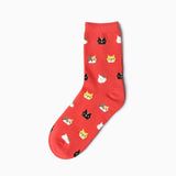 Autumn Cat Socks for Women