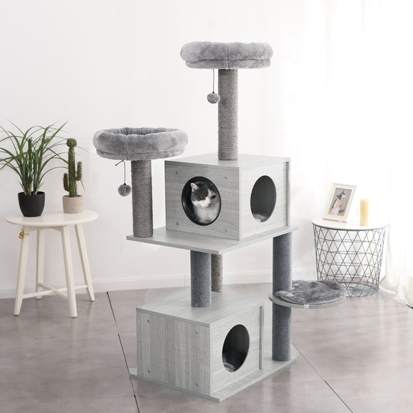 Cat Tree Tower Condo House Scratcher Post